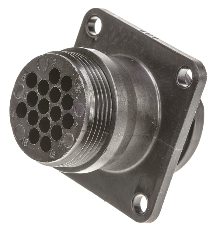TE Connectivity Circular Connector, 16 Contacts, Panel, Standard Connector, Plug, Male, CPC Series