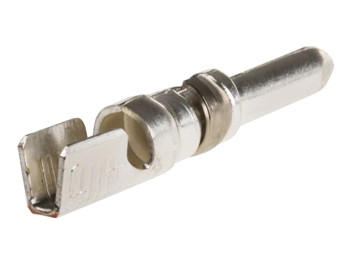 TE Connectivity Male Crimp Circular Connector Contact, Contact Size 8, Wire Size 14 12 AWG