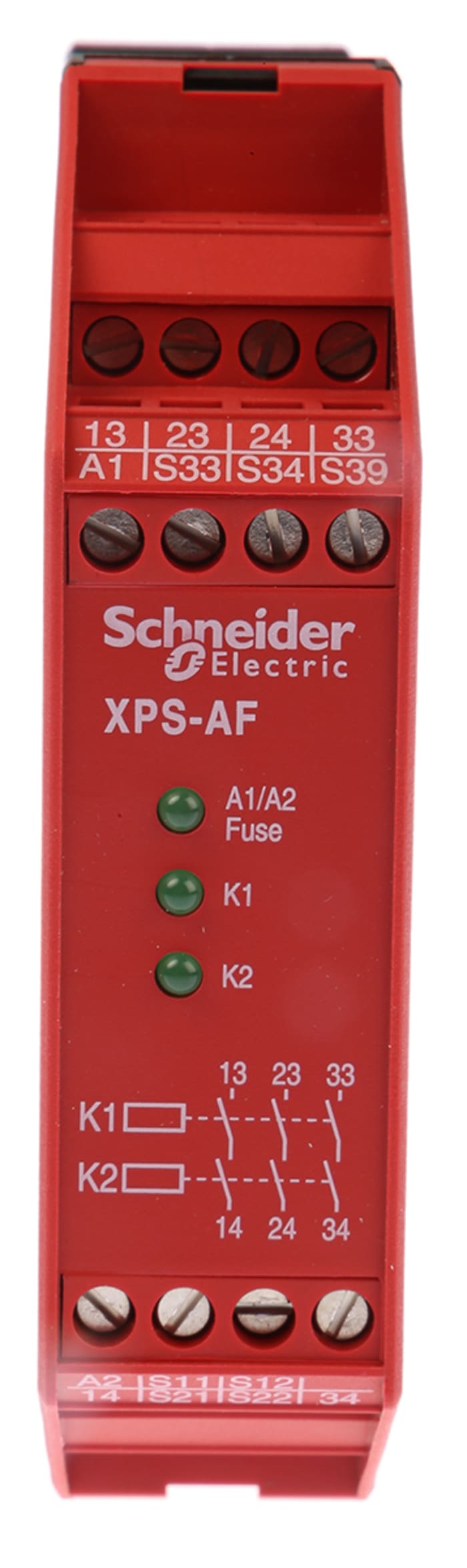 Schneider Electric Preventa XPS AF Safety Switch/Interlock Safety Relay, 24V ac/dc, Single/Dual-Channel, 3 Safety