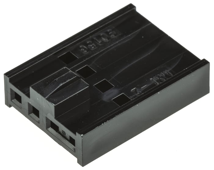 Boitier de connecteur Femelle, 4 contacts 1 rang , pas 2.54mm, Droit, série 90156