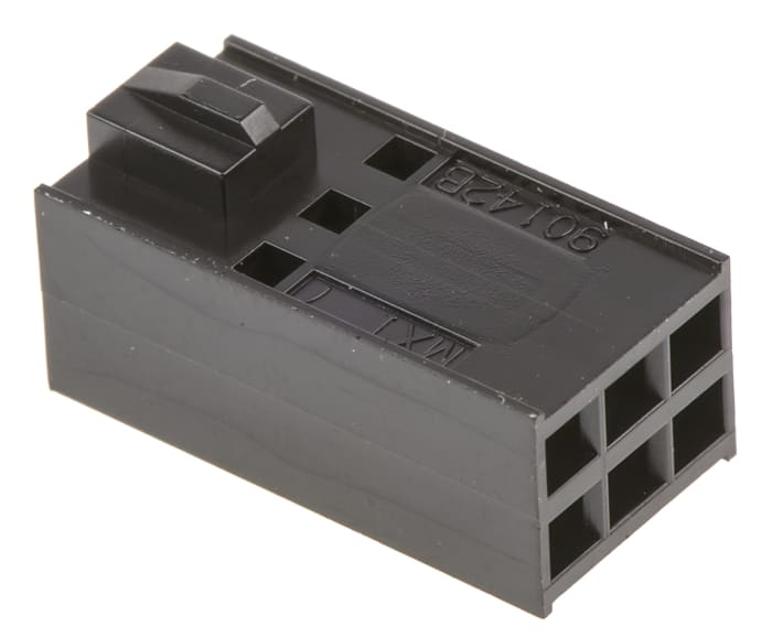 Molex, C-Grid III Female Connector Housing, 2.54mm Pitch, 6 Way, 2 Row