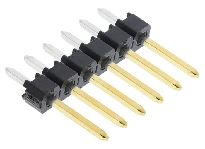 Molex C-Grid III Series Straight Through Hole Pin Header, 6 Contact(s), 2.54 mm Pitch, 1 Row, Unshrouded