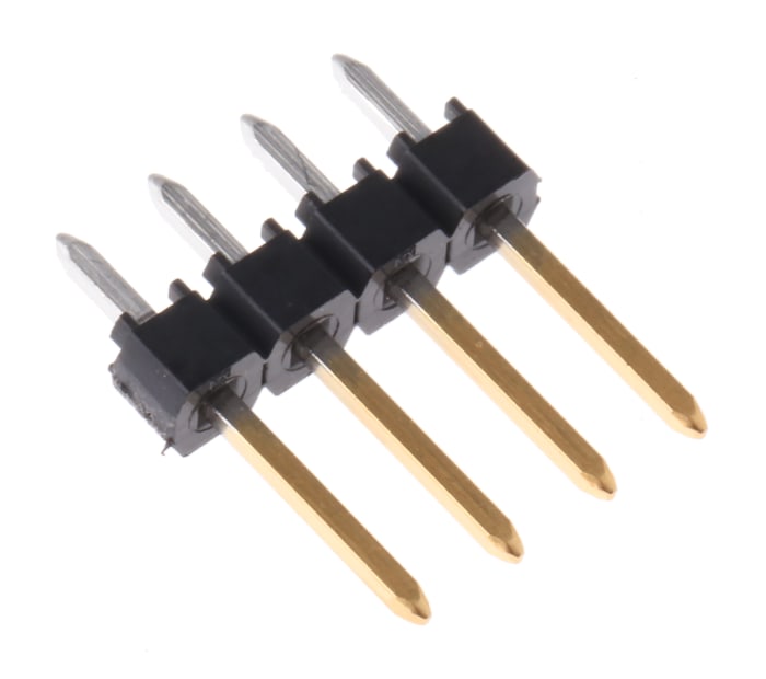 Molex C-Grid III Series Straight Through Hole Pin Header, 4 Contact(s), 2.54 mm Pitch, 1 Row, Unshrouded