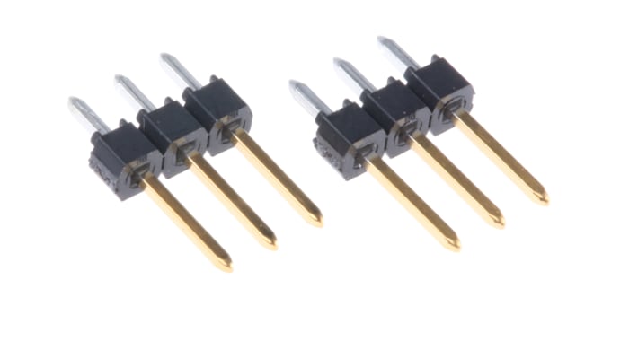 Molex C-Grid III Series Straight Through Hole Pin Header, 3 Contact(s), 2.54mm Pitch, 1 Row(s), Unshrouded