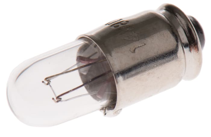 RS PRO Midget Groove Indicator Light, Clear, 14 V, 80 mA, 15000h