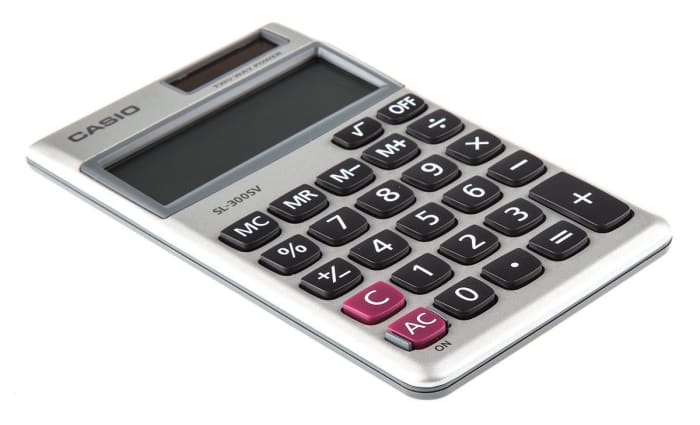 Casio Battery & Solar Powered Pocket Calculator
