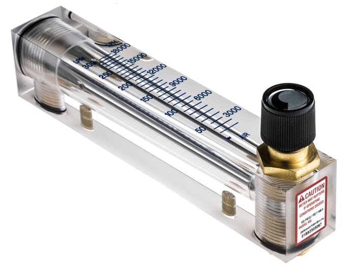 Key Instruments FR4500 Series Variable Area Flow Meter for Gas, 30 L/min Min, 280 L/min Max