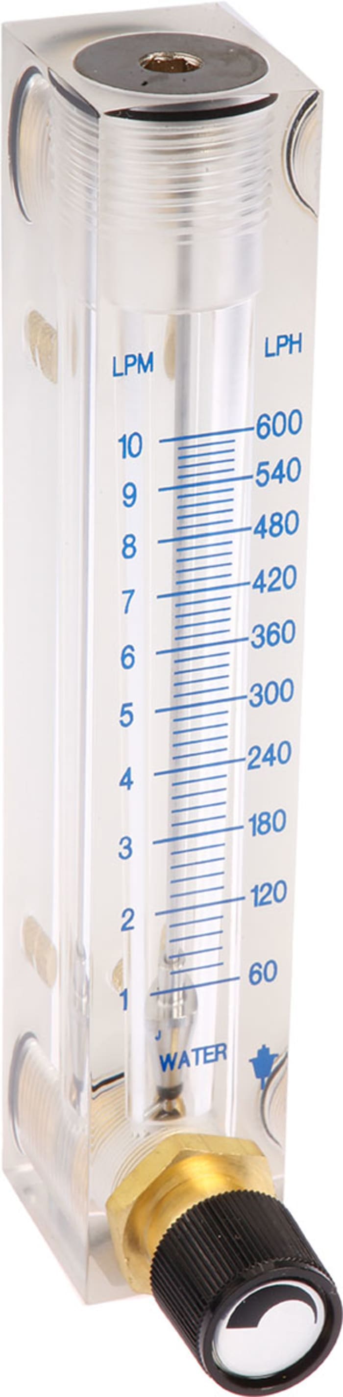 Caudalímetro Key Instruments FR4500 para Líquido, 0,8 l/min → 9 l/min, 6.89bar, Ø tubería 1/4 pulg.