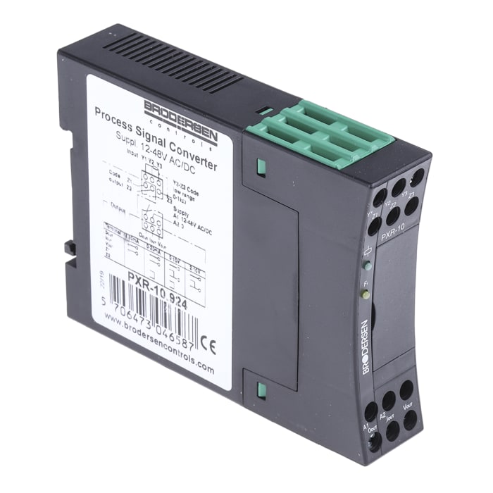Brodersen Controls N-TRON Series Signal Conditioner, Resistance Input, Current, Voltage Output, 12 → 48V ac/dc