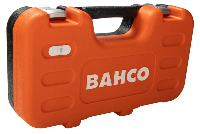 Bahco 16-Piece Metric 1/4 in Standard Socket Set with Ratchet, 6 point