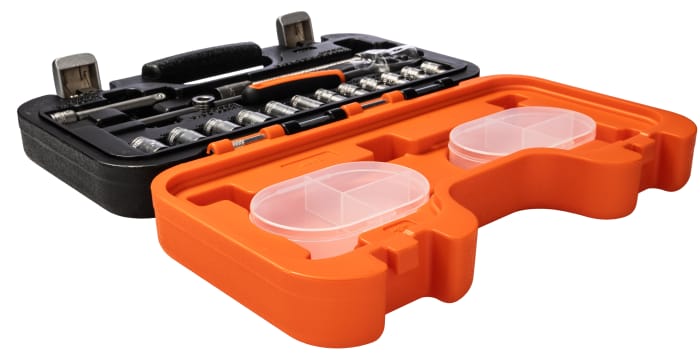 S160 Bahco | Bahco 16-Piece 1/4 in Hexagon Socket Set | 361-2319 | RS