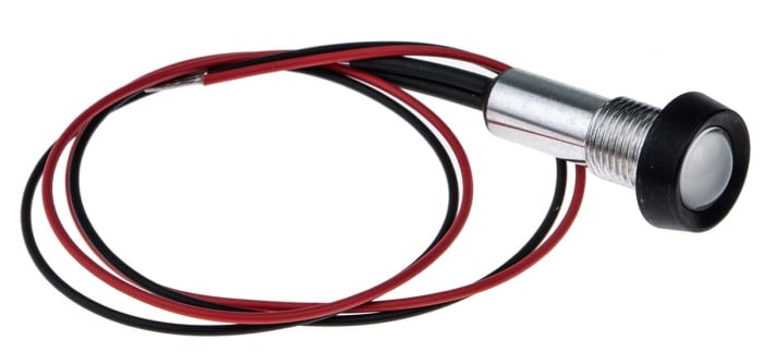 İndikatör Lamba/Sinyal Lambası, LED Lambalı, Yeşil, Çıkıntılı, 3,6 V, 8,1 mm, 8mm, İğne Ayaklı