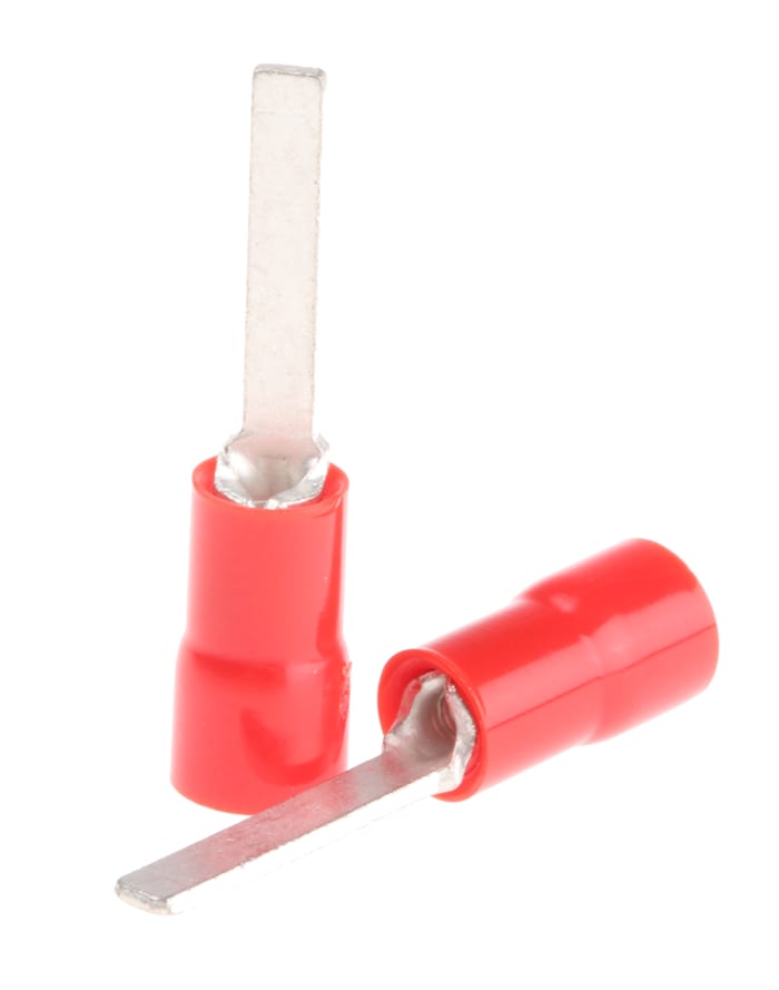 Cosse à sertir type languette Isolée Cembre, 2.3mm Rouge, 0.25mm² - 1.5mm²