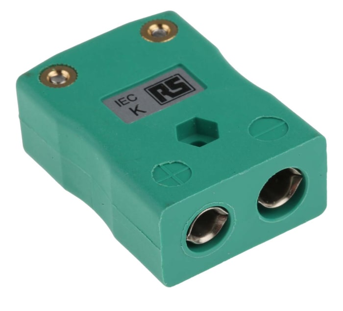 RS PRO Standard Thermocouple Connector for Use with Type K Thermocouple, 6mm Probe, IEC, RoHS Compliant Standard