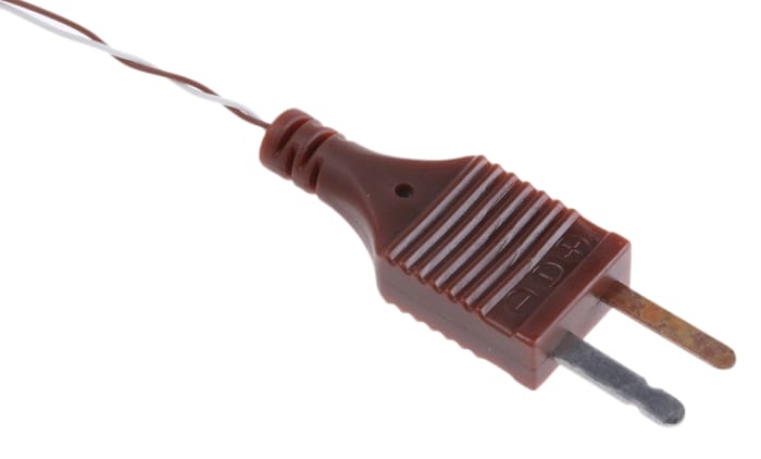 RS PRO Type T Thermocouple 1m Length, 1/0.2mm Diameter → +250°C