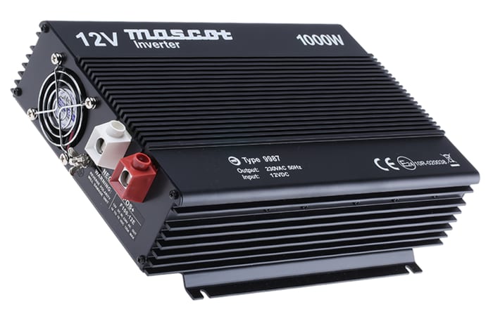 Inverseur de courant, Onde quasi sinusoïdale, 10 → 15V c.c. / 230V c.a. - 1000W