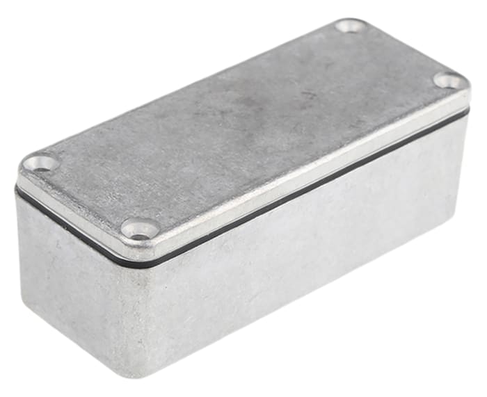 Hammond 1590 Series Natural Die Cast Aluminium Enclosure, IP65, Natural Lid, 93 x 39 x 31mm