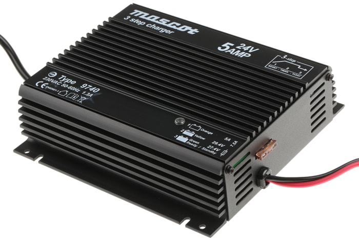 Mascot Battery Charger For Lead Acid 24V 5A with UK plug