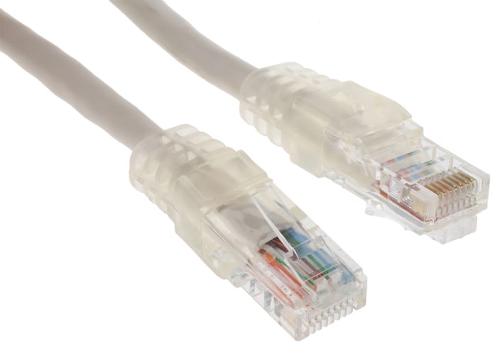 Câble Ethernet Decelect catégorie 5, U/UTP, Gris, Longueur 5m, avec connecteur