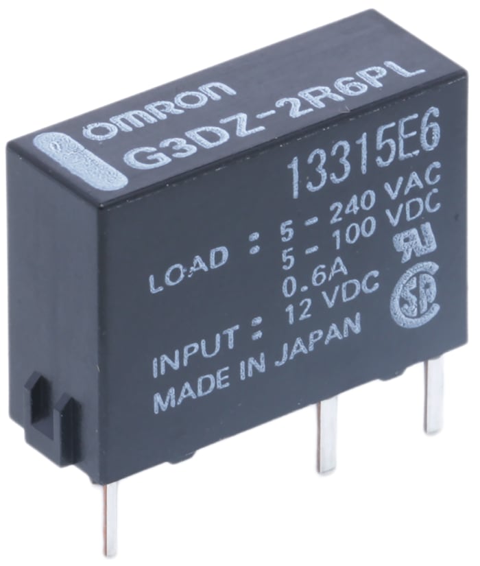 G3DZ2R6PL DC12 Omron Omron G3DZ Series Solid State Relay, 0.6 A Load