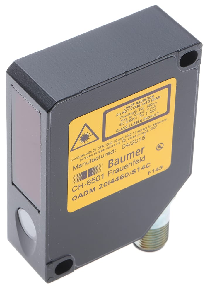 Baumer Distance Distance Sensor, Block Sensor, 30 → 130 mm Detection Range