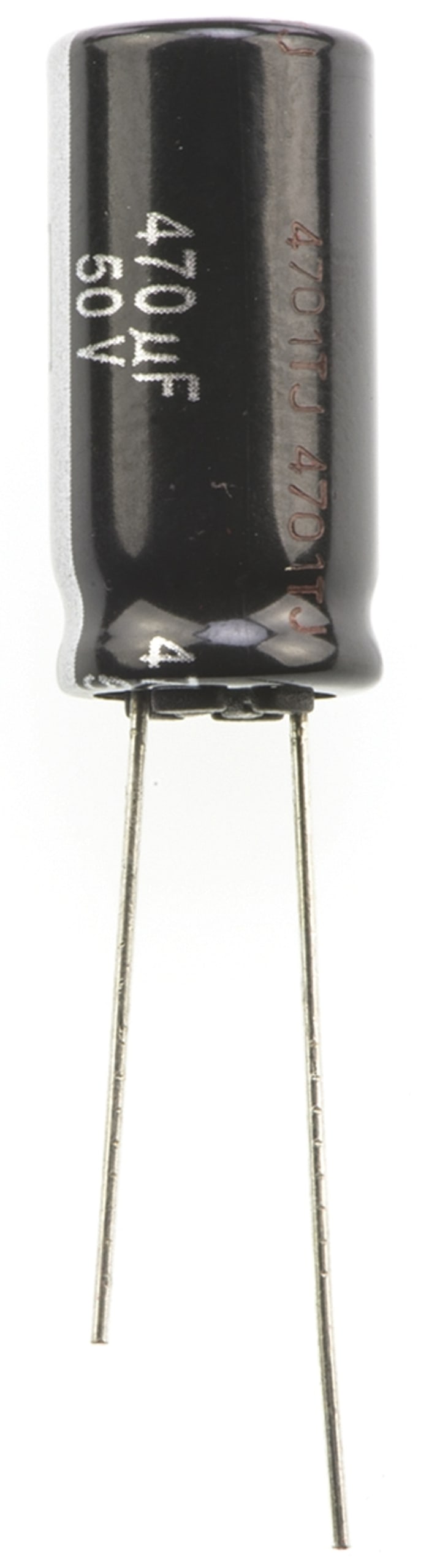 Panasonic 470μF Aluminium Electrolytic Aluminium Electrolytic Capacitor 50V dc, Radial, Through Hole - ECA1HHG471