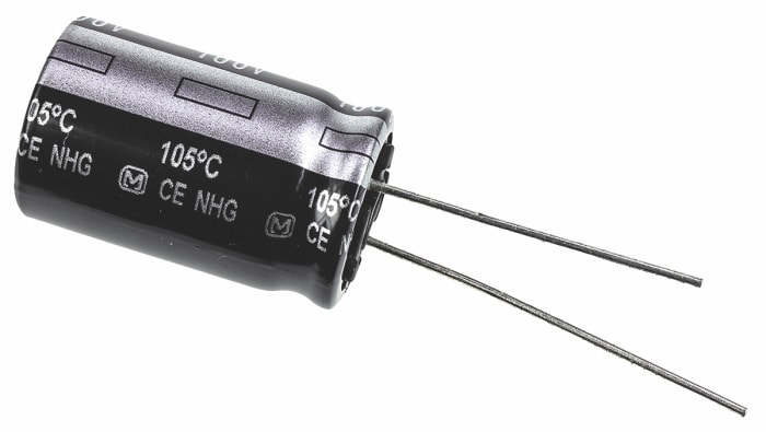 Panasonic 330μF Aluminium Electrolytic Capacitor 100V dc, Radial, Through Hole - ECA2AHG331