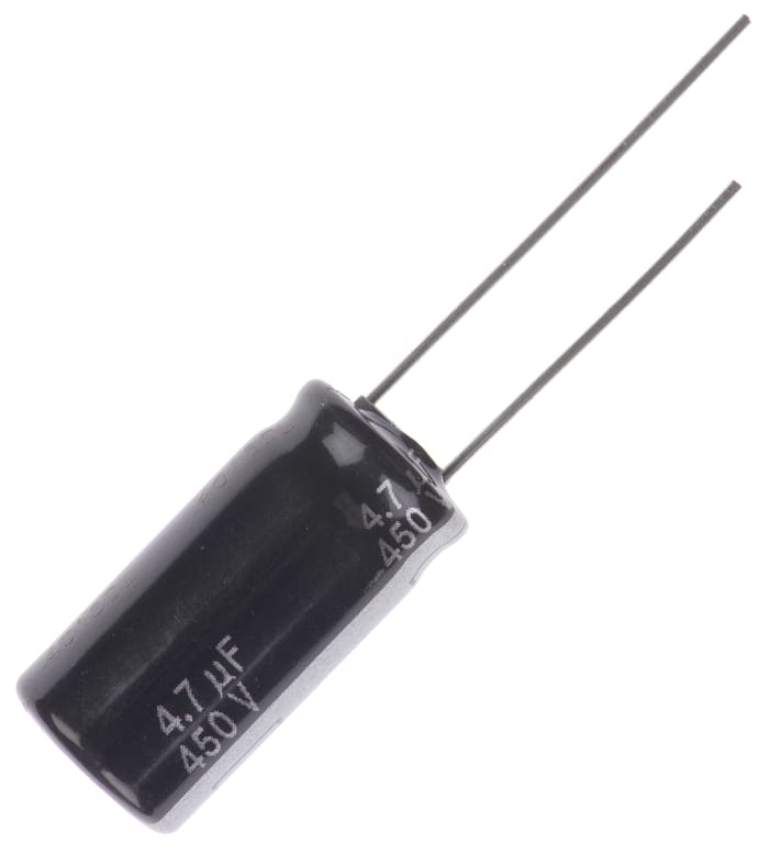 Panasonic 4.7μF Aluminium Electrolytic Capacitor 450V dc, Radial, Through Hole - ECA2WHG4R7