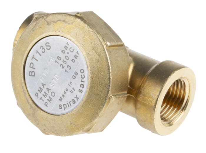 Purgeur de vapeur Thermostatique, 13 bar Laiton 1/2pouce Femelle