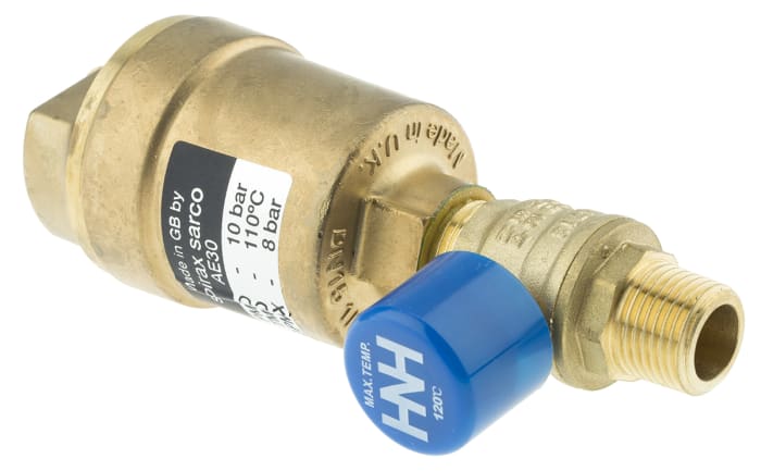 Ventilation auto. AE30B, H155mm Ø56mm