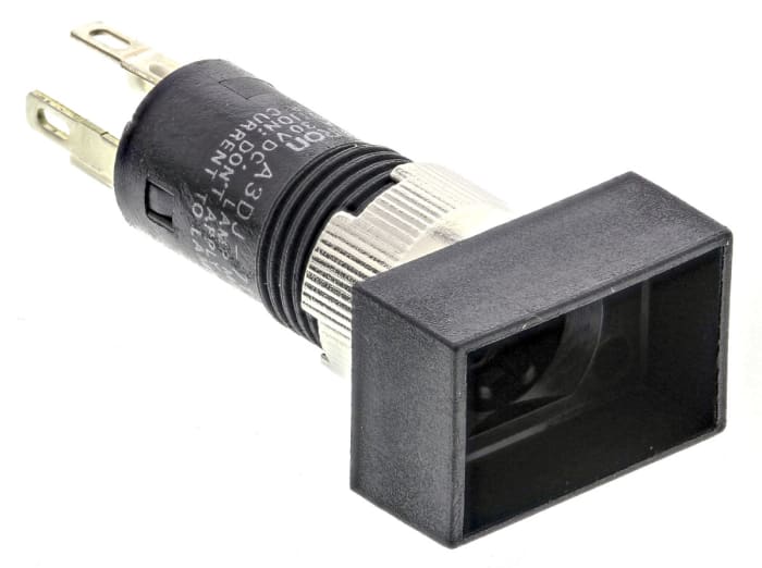 Omron Illuminated Push Button Switch, Momentary, Panel Mount, 8mm Cutout, SPST
