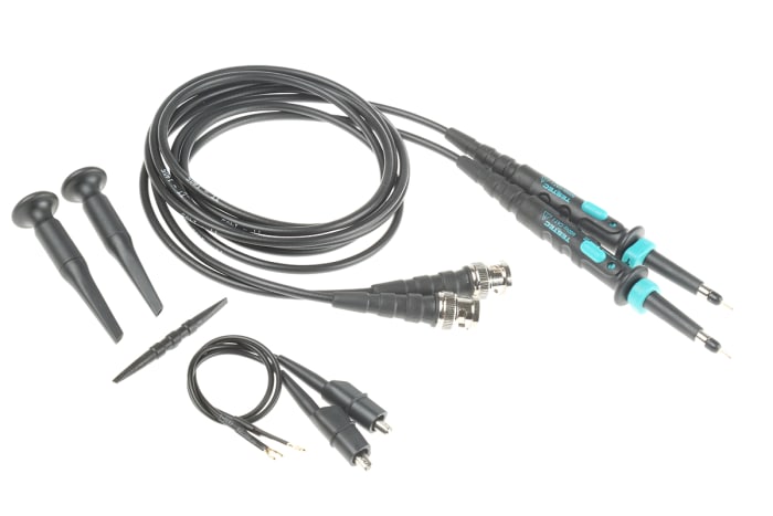Sonda para osciloscopio Testec TT-LF 312, Pasivo, 15 MHz, 150 MHz, 10x, 1x, CAT I 600 V, 2.3 ns, 24 ns