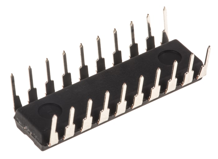 Texas Instruments SN74LS244N Octal-Channel Buffer & Line Driver, 3-State, 20-Pin PDIP
