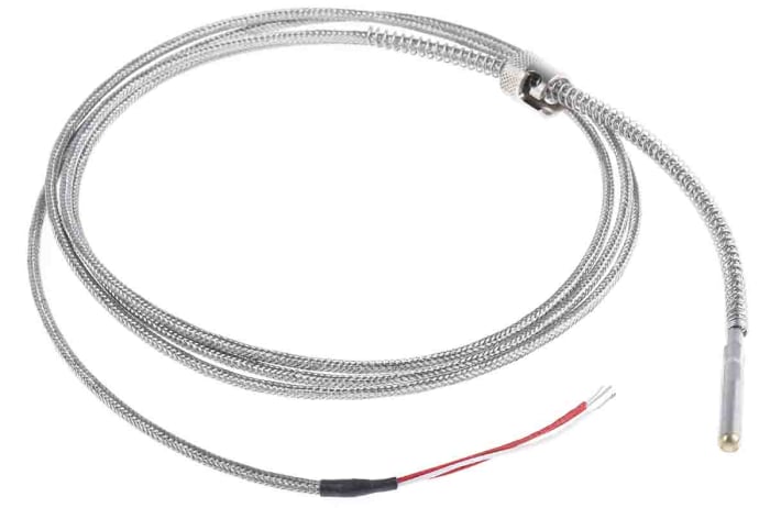 Capteur RTD PT100 RS PRO, Ø 6mm, L.35mm + 2m, +250°C max, Câble