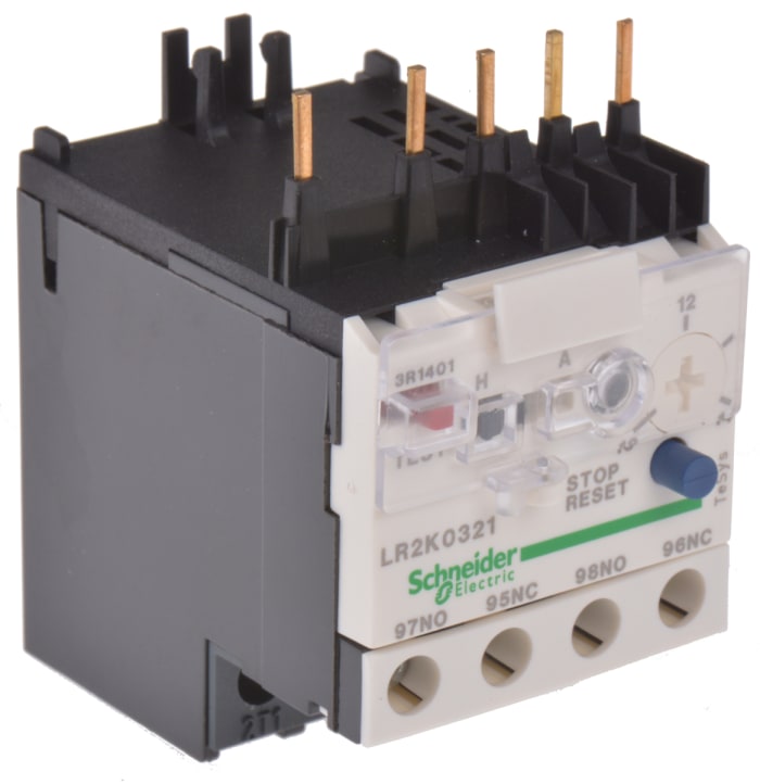 Relais de surcharge thermique Schneider Electric LR2K, 1 NO + 1 NF, 14 A, 250 V c.c., 690 V c.a.