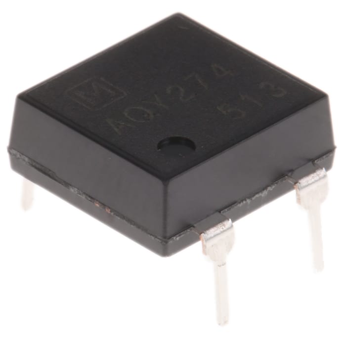 Panasonic, AQY274 DC Input MOSFET Output Optocoupler, Through Hole, 4-Pin DIP