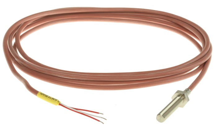 Electrotherm PT100 RTD Sensor, M8 Dia, 40mm Long, M8, F0.3 +200°C Max