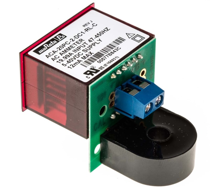 Murata Power Solutions Digital Ammeter AC, 21.3mm x 33.9mm
