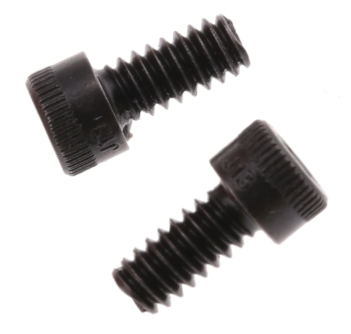 Tornillo Allen de cabeza cilíndrica Holo-Krome, No. 4 x 6mm, paso de rosca 40mm, de Acero
