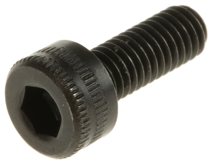 Holo-Krome Black, Self-Colour Steel Hex Socket Cap Screw, DIN 912, M3 x 8mm