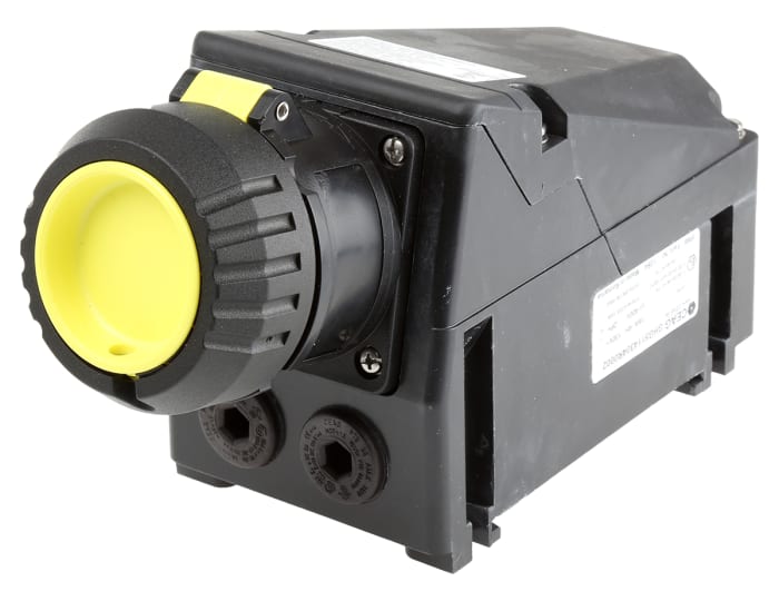 Eaton IP66 Surface Mount 2P + E Power Connector Socket ATEX, Rated At 16A, 130 V