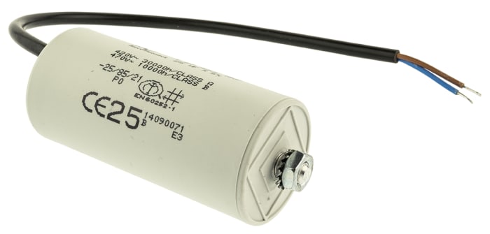 KEMET C27 Metallised Polypropylene Film Capacitor, 470V ac, ±5%, 25μF, Chassis Mount