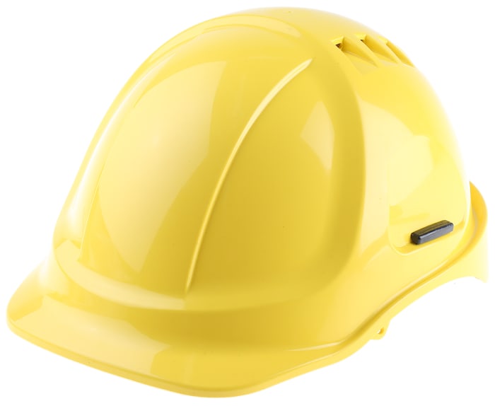 Protector Yellow Hard Hat, Adjustable