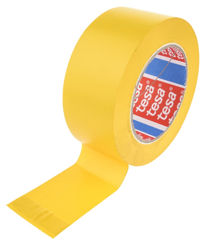 Tesa 4169 Red Soft PVC 33m Lane Marking Tape, 0.18mm Thickness