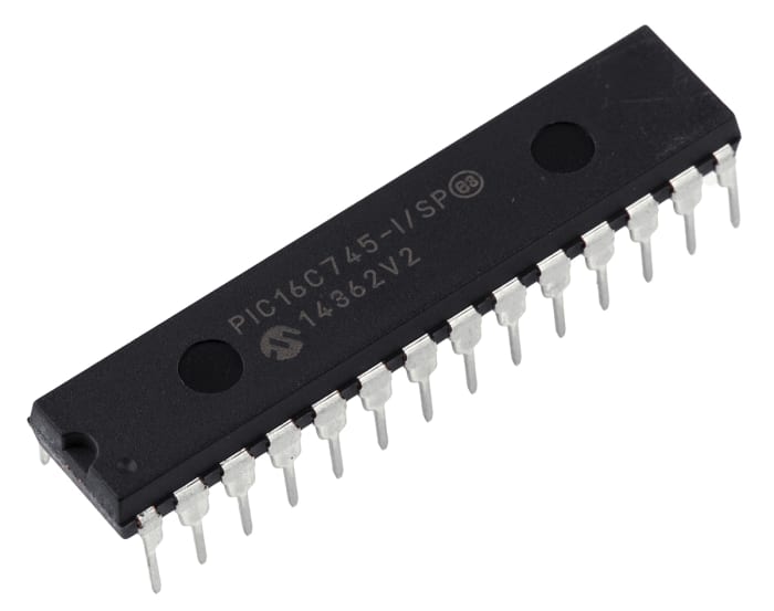Microchip, 8bit PIC, PIC16C Microcontroller, 24MHz, 8K EPROM, 28-Pin SPDIP