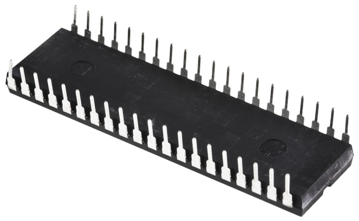 Microchip, 8bit PIC, PIC16F Microcontroller, 20MHz, 2K x 14 words, 64 x 8 words Flash, 40-Pin PDIP