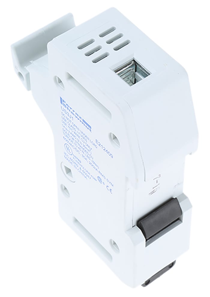 US3J1 Mersen Mersen 30A Fuse Holder for 22 x 58mm Fuse, 1P, 600V ac