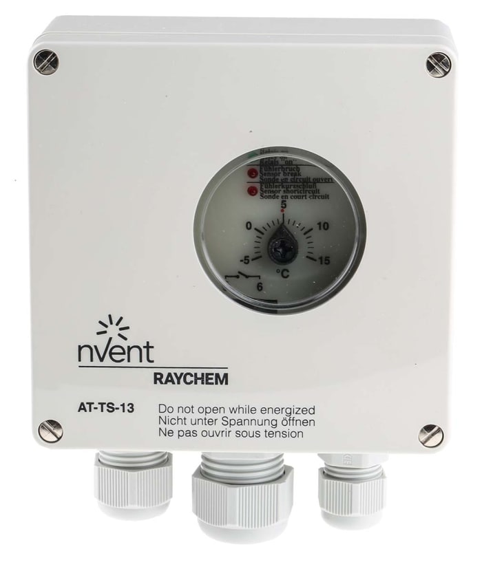 Thermostat pour ruban chauffant nVent RAYCHEM, +15°C