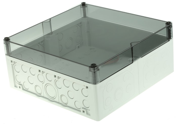 Caja Spelsberg de Poliestireno Gris, 300 x 300 x 132mm, IP65