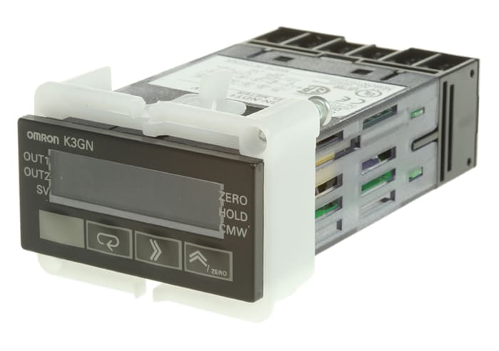 Analizador de red multifunción de panel Omron, con display LCD, para Corriente, Voltaje, dim. 44.8mm x 22mm